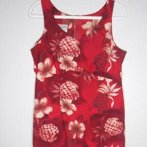 Hilo Hattie Vintage Women Dress Hawaiian Sleeveless - Size 14